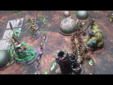 Age of Sigmar Battle Report Nurgle VS Grand Host of Nagash 2K