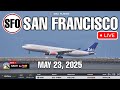 KSFO LIVE SAN FRANCISCO INT AIRPORT PLANE SPOTTING LIVE STREAM IRL