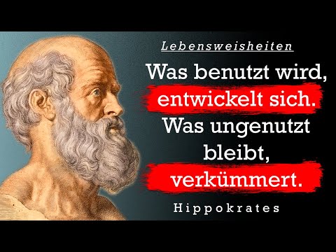 Hippokrates von Kos. Die besten Zitate, Sinn Sprüche Lebensweisheiten und Aphorismen