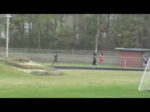 300M Hurdles Girls heat 1