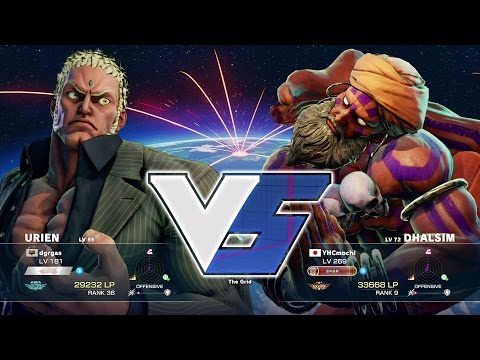 Dogura (Urien) vs YHC Mochi (Dhalsim)：どぐら（ユリアン）vs YHC餅（ダルシム）