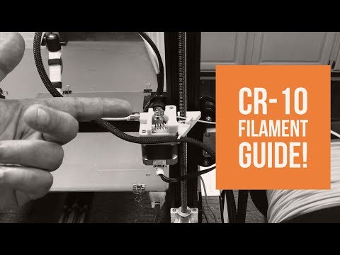 Creality CR10  - Thingiverse Filament Guide!