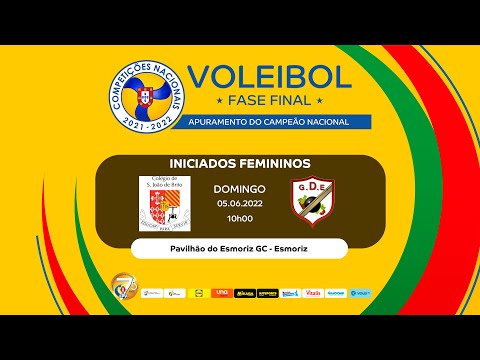 CRS João Brito x GD do Estreito - 7º/8º Lugar - Fase Final Iniciados Femininos