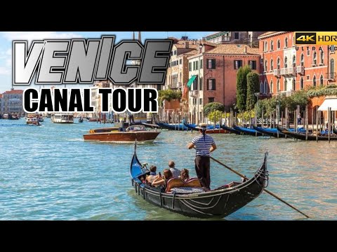 Venice, Italy Canal Tour | 4k | 2023