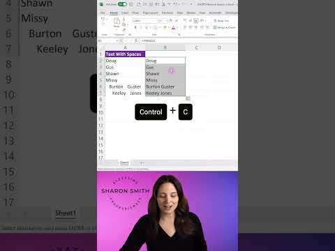 How to Remove Spaces in Excel Before Text - Remove Leading Spaces Before Name in Excel Cell
