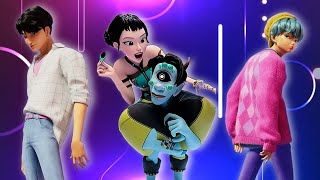 SODA POP  JINU🆚 K POP ZOEY 🆚 SAJA BOYS BABY TILES HOP who wins?