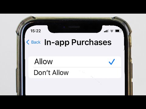 How To Turn On In App Purchases On iPhone Or iPad