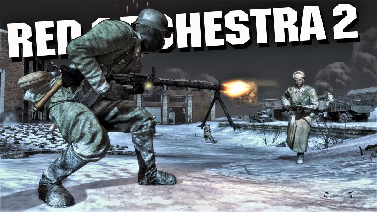 Red Orchestra 2 Tractor Factory Assault (MG42 Gameplay) - 4K