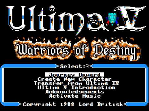 Apple II Game - Ultima V: Warriors of Destiny (1988 Origin System, Inc.) Part (1 of 4)