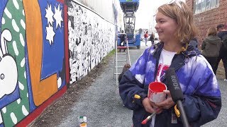 Smakebiter fra Trondheim gatekunstfestival 2018
