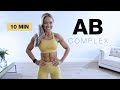 10 MIN AB COMPLEX Total Abs Workout NO EQUIPMENT