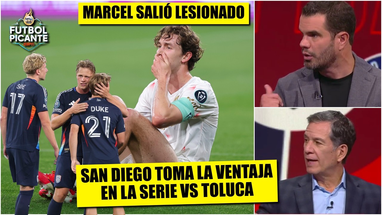 TOLUCA, SORPRENDIDO en CONCACAF. Cae 3-2 vs un SAN DIEGO que terminó con 9 hombres | Futbol Picante