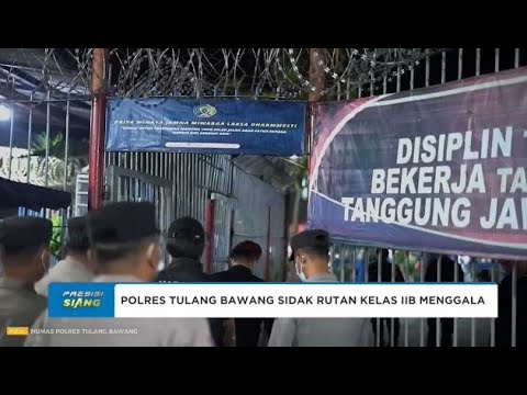 POLRES TULANG BAWANG SIDAK DAN TES URINE DI RUTAN KELAS IIB