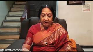 Dr Padma Subrahmanyam