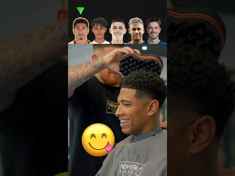 Bellingham VS Ronaldo Jr VS Foden VS Neymar VS Grealish | Football Haircut Challenge💈