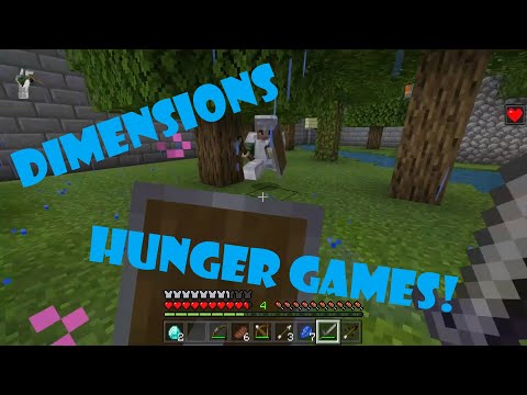 MINECRAFT DIMENSIONS HUNGER GAMES!