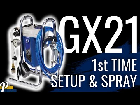 Graco GX21 Tutorial | First Time Using an Airless Paint Sprayer