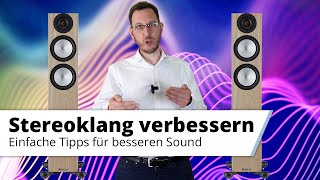 Stereobild, Stereoklang, Stereodreieck. Wie ihr den besten Klang mit eurem Stereo Setup erreicht.