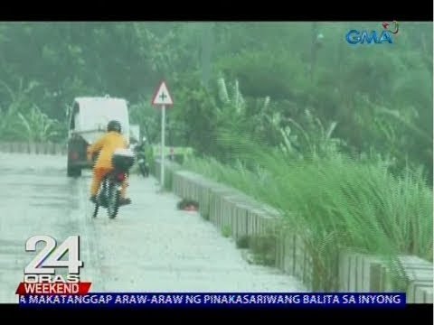 24 Oras: Malakas na hangin, sumabay sa ulan