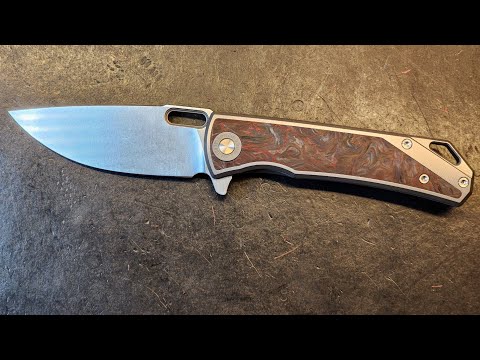 TWOSUN TS502 Titanium CF M390 #knifereview #knifedisassembly #edcknife #edc #twosunknives #twosun