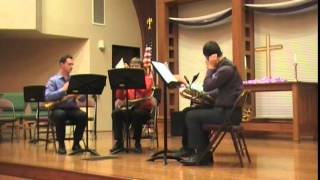 Cal Poly SLO Saxophone Quartet Performance Part 1 5152015
