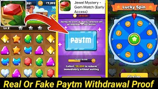 jewel mystery Payment Proof| jewel mystery real or fake| jewel mystery review| jewel mystery App