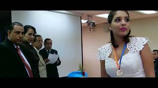 Graduación de los primeros Bachilleres de la Institución.