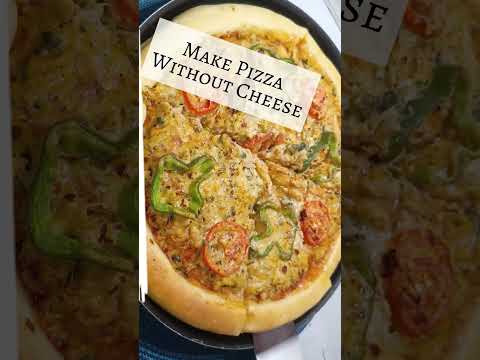 Bakery Style Pizza Without Cheese #pizzawithoutcheese #withoutcheese #pizzarecipeathome