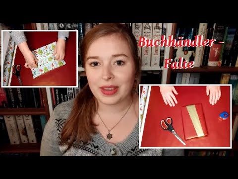 🎁 Bücher einpacken wie Buchhändler | Die Büchhändler-Faltung 🎁