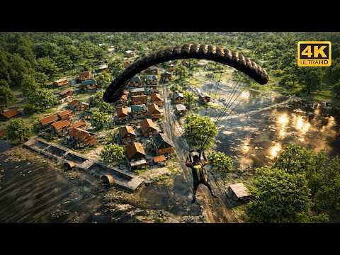 PUBG PC : NEW ERANGLE SOLO SNIPER TPP 4K GAMEPLAY (No Commentary)