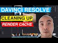 Davinci Resolve How To Delete Render Cache Clips (Low Disk Space)  | Davinci Resolve Tutorial