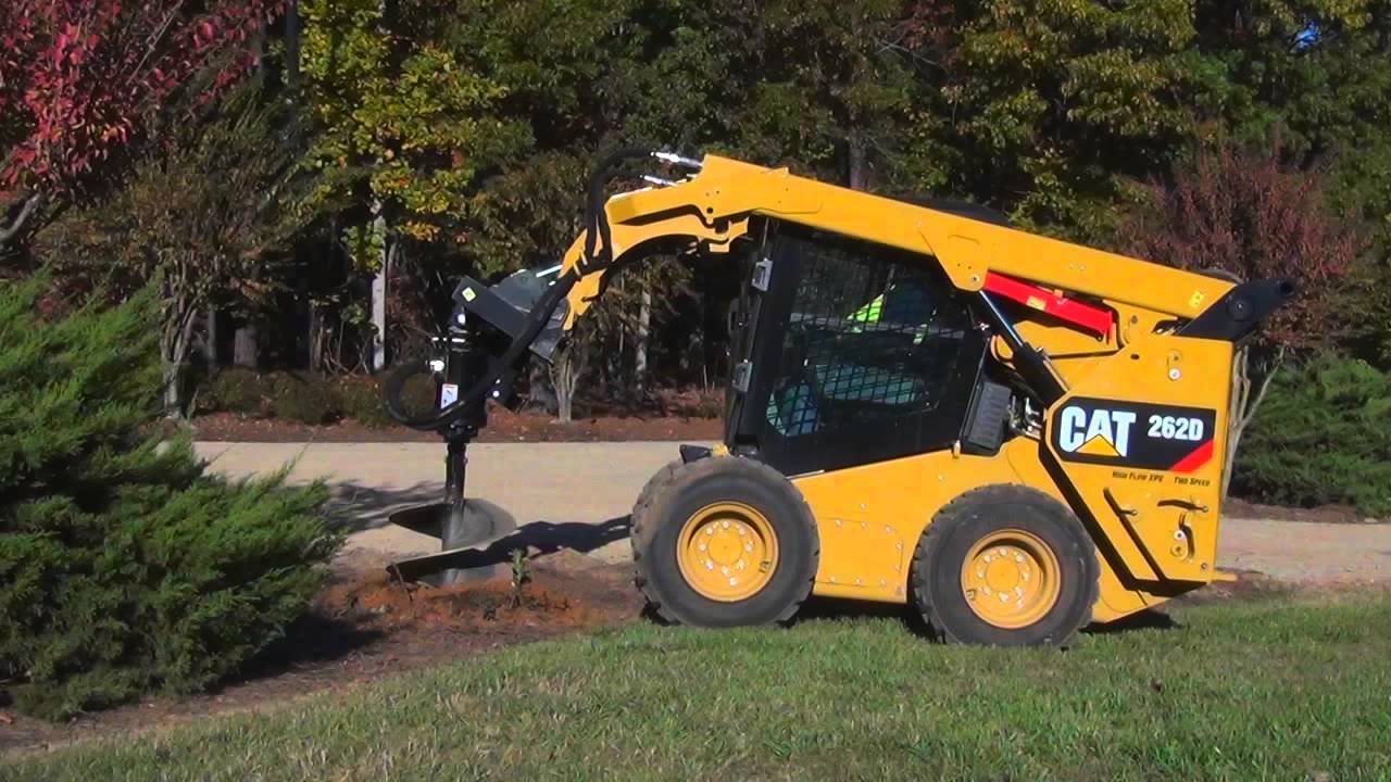 Cat® Auger Attachment at Work