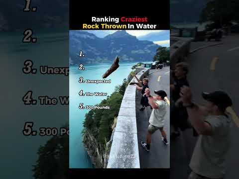 Ranking Craziest Rock Thrown In Water