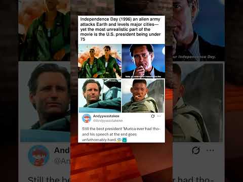 In Independence Day (1996) an alien army attacks earth and destroys its major cities, however the