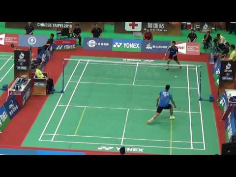 20160629TAIPEI OPEN MS 周天成(台)vs Giap Chin Goh吳燁展﻿(馬)1-2