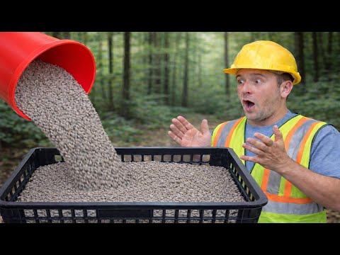 Nicht jeder weiß das: Beton in Plastikkisten gießen – eine geniale Idee