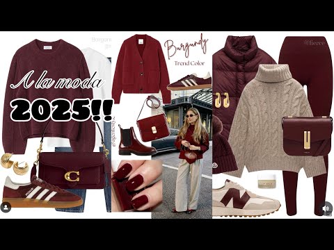OUTFITS 2025 / NUEVOS ESTILOS MODA Y TENDENCIAS MUJER Ideas para Vestir colore DE MODA