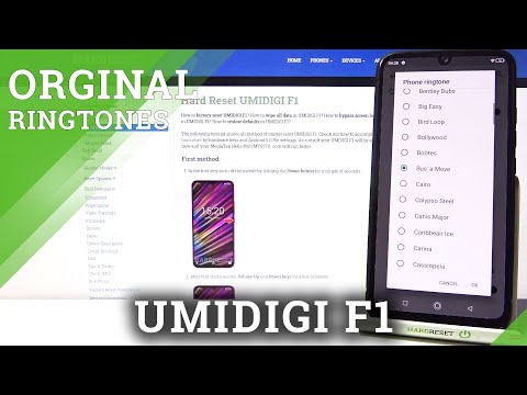 UMIDIGI F1 - List of Ringtones