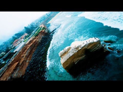 Sunset Cliffs Aerial Tour | Cinematic FPV 4K Footage | Ocean Beach, San Diego