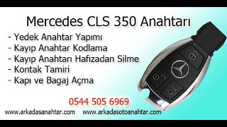 Mercedes CLS350 yedek ve kayıp anahtar kodlama, kontak ve anahtar tami