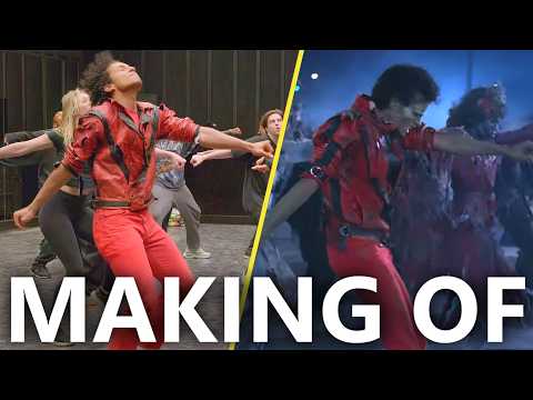 Michael (2026) Movie Behind the Scenes: Jaafar Jackson as Michael Jackson vs Real Footage