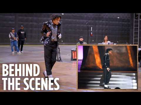 Thumbnail for Michael (2026) Movie Behind the Scenes: Jaafar Jackson as Michael Jackson vs Real Footage by michael ack, Michael Jackson