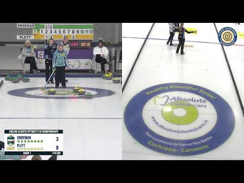 Plett vs Snideman - 2023 Curling Alberta Optimist U18 Provincials