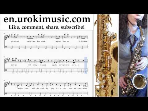 How to Play Saxophone - Katy Perry - Into Me You See - Tabs Part#2 um-b352