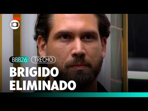 Brígido is the third eliminated contestant from BBB 26 with 77.88% of the votes! | TV Globo