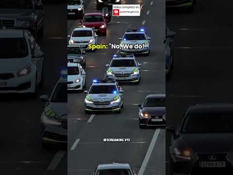 Turkey and Dubai police cars: 💀 #cars #fyp