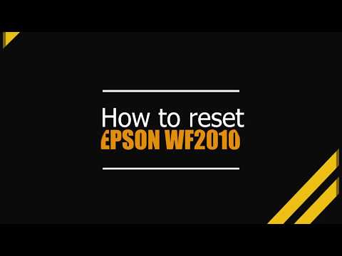 Tutorial Reset Epson WF-2010 — como fazer o reset passo a passo