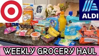 ALDI and Target *NEW* Weekly Finds Grocery Haul + Meal Plan With Price Totals Family of 4