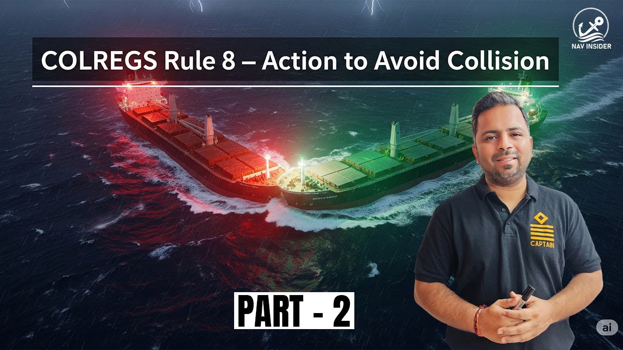 Rule 8 of COLREGs Explained – What Most Mariners Get Wrong | Part 2 | Capt. Umang | Nav Insider