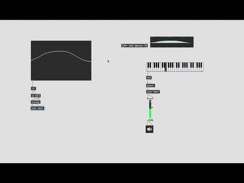 Max/MSP wavetable bass tutorial (live programming)